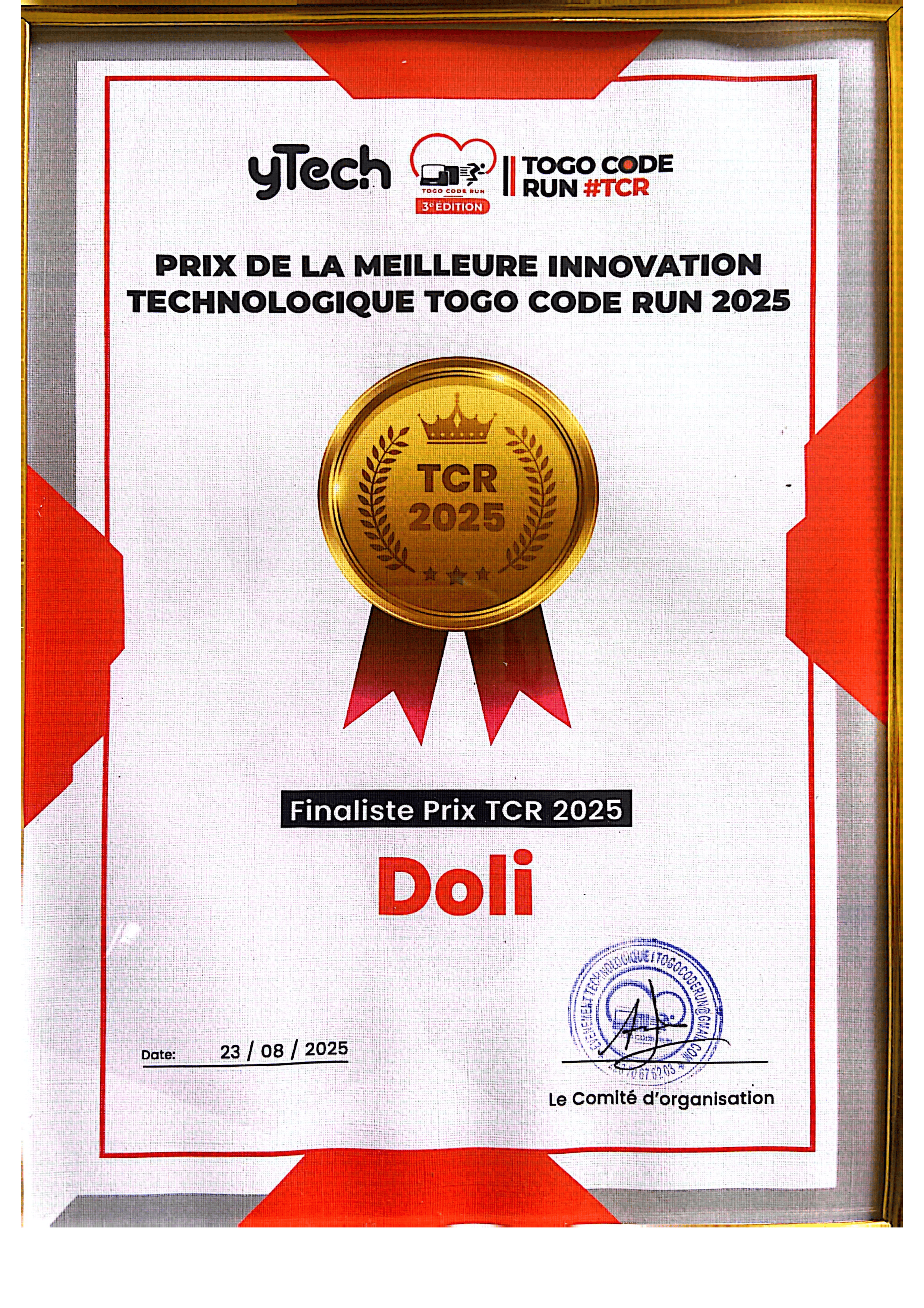 TCR (Togo Code Run) 2025